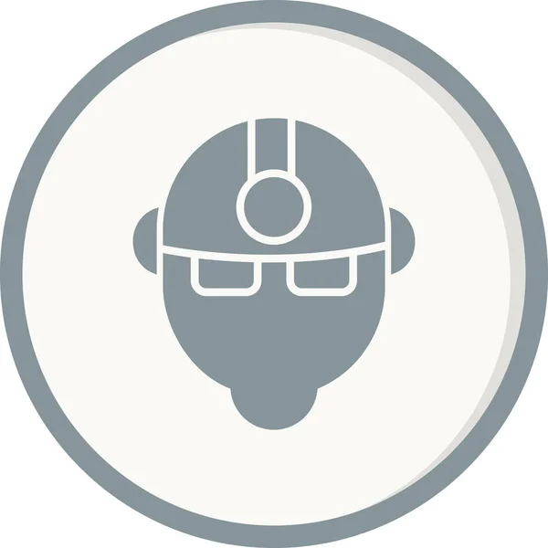 Worker Web Icon Simple Illustration - Stok Vektor