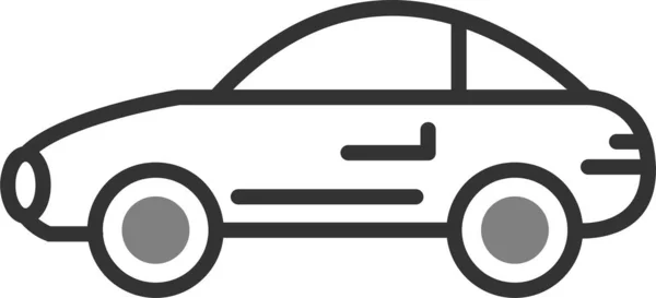 Carro Ícone Web Ilustração Simples —  Vetores de Stock