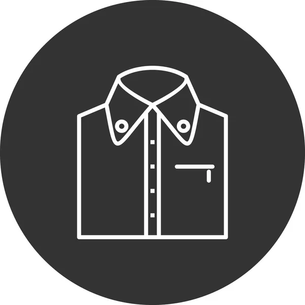 Camisa Icono Vector Ilustración — Archivo Imágenes Vectoriales