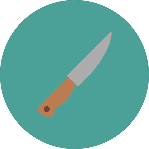 Bıçak Web Simgesi Basit Illüstrasyon — Stok Vektör