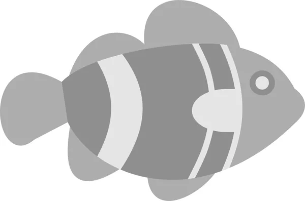 Clown Fish Icon Vector Illustration — Stock Vector