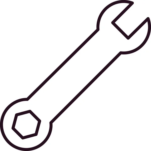 Klíč Ikonu Vektorové Ilustrace — Stockový vektor