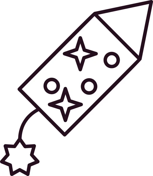 Cracker Symbol Vektorillustration — Stockvektor