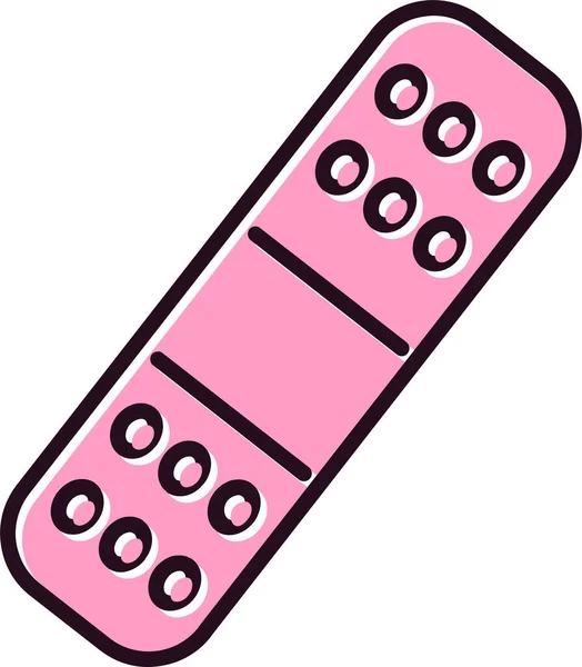 Vector Illustration Band Aid Plaster Medical Icon — ストックベクタ