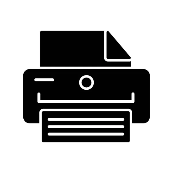 Printer Web Icon Simple — Stockvektor