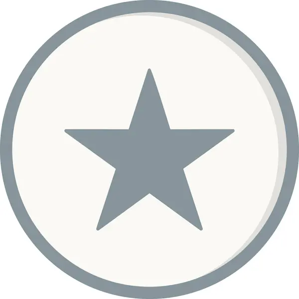 Favorite Star Web Icon Vector Illustration — Vector de stock