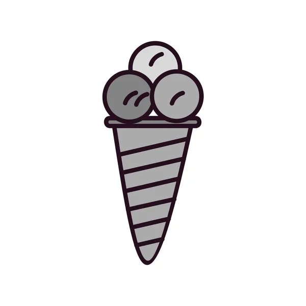 薄排式冰淇淋图标 — 图库矢量图片