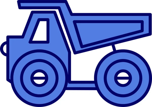 Ilustracja Wektorowa Ikony Wagonu — Wektor stockowy