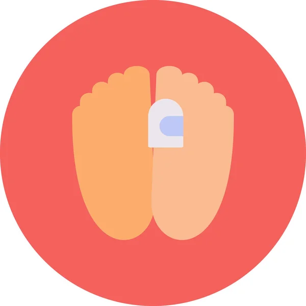 Corpse Web Icon Simple Illustration — ストックベクタ