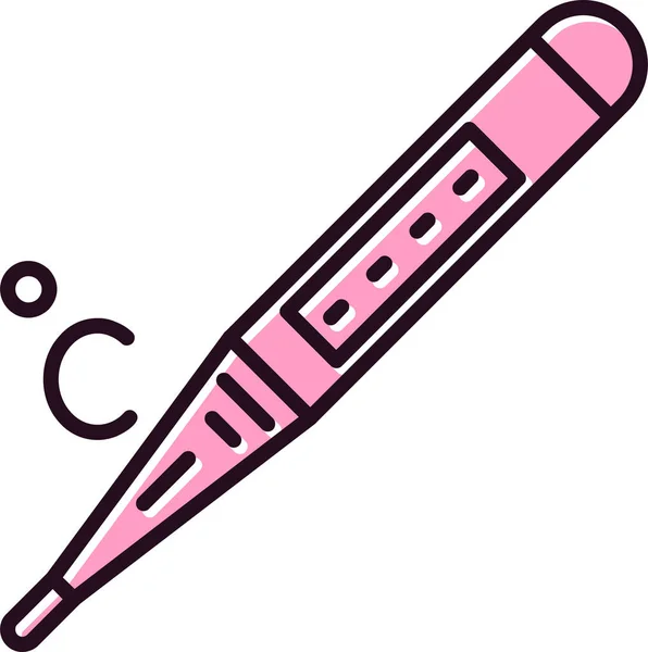 Thermometer Icon Vector Illustration — Stock Vector