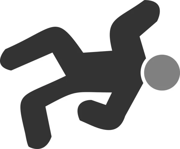 Crime Scene Web Icon Simple Illustration — Vettoriale Stock