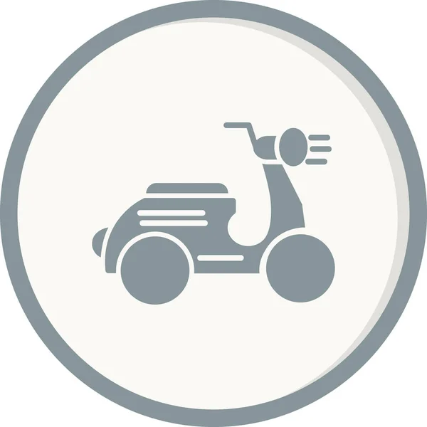 Vector Illustration Scooter Icon — Stockový vektor