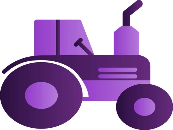 Icono Del Tractor Ilustración Del Vector — Archivo Imágenes Vectoriales