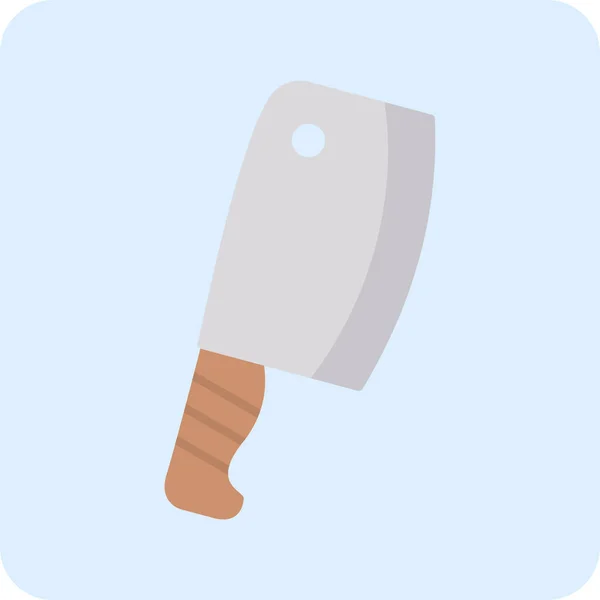 Cleaver Icon Vector Illustration — Stock Vector