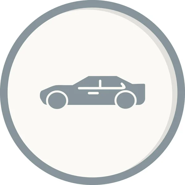 Sports Car Icon Vector Illustration — Stock Vector