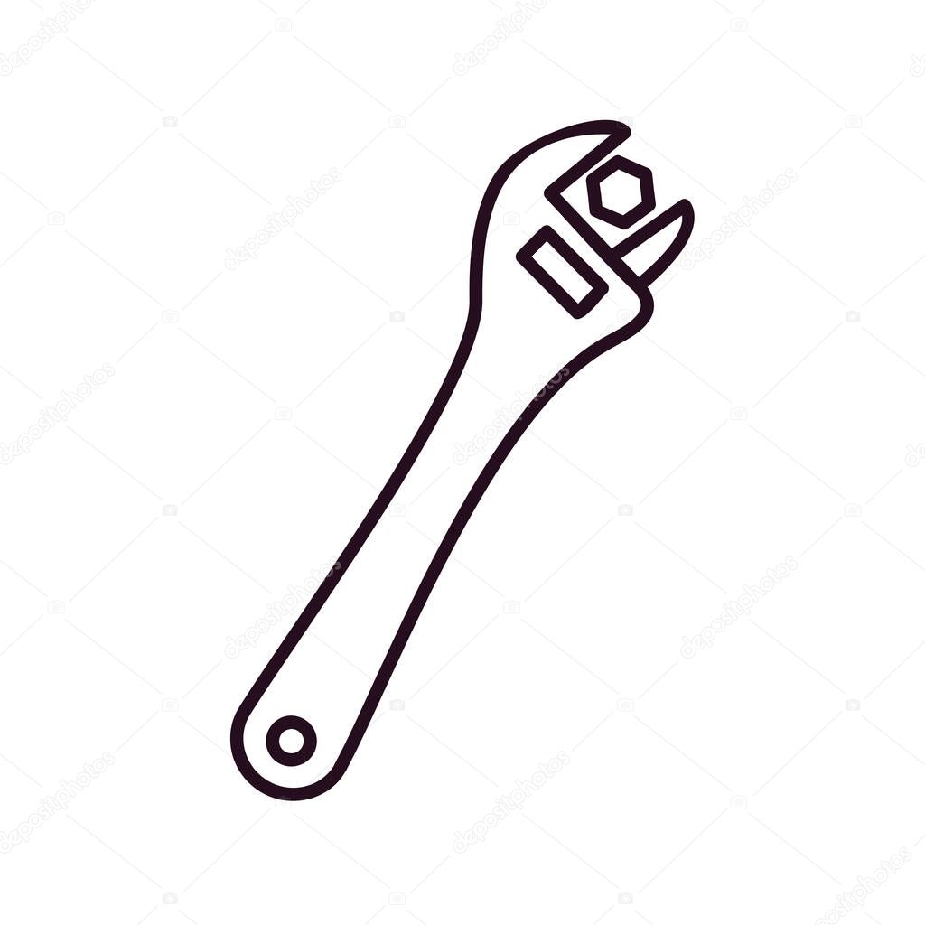  Wrench. web icon simple design