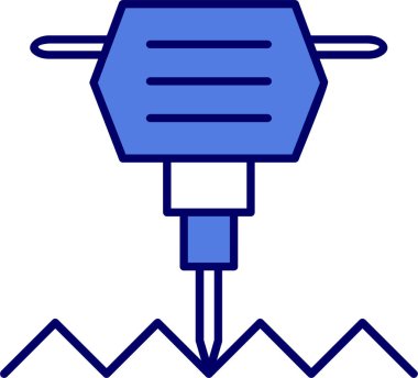 Balyoz. Web simgesi vektör illüstrasyonu