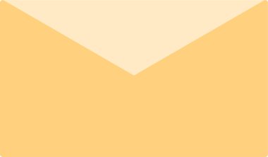 zarf web simgesi, vektör illüstrasyonu  