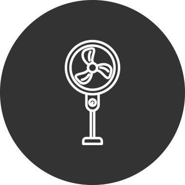 fan simgesi vektör illüstrasyonu