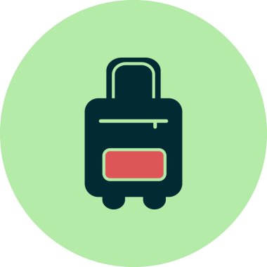 bagaj, seyahat, vektör illüstrasyonu