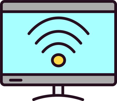 Akıllı televizyon. Web simgesi