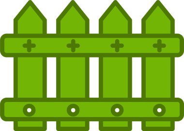 vektör bahçesi çiti simgesi