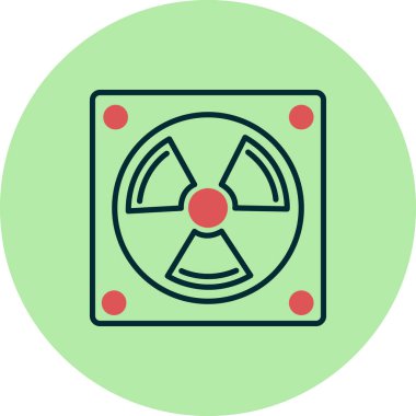 fan simgesi vektör illüstrasyonu