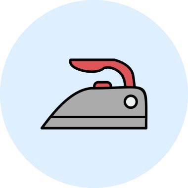 Demir ikon vektör illüstrasyonu