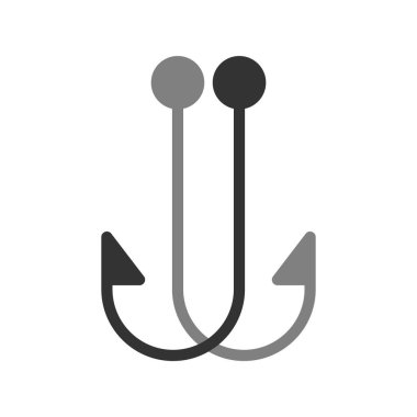 Kanca simgesinin vektör illüstrasyonu