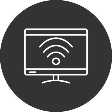 Akıllı televizyon. Web simgesi