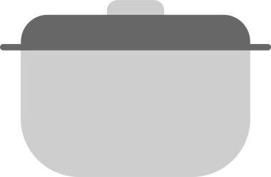 Tencere simgesinin vektör illüstrasyonu