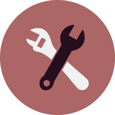 Çapraz anahtarlar. Web simgesi basit tasarım