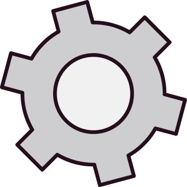 Çarklı. Web simgesi vektör illüstrasyonu ayarlanıyor