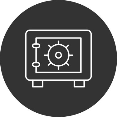 Güvenli kutucuk vektör illüstrasyonu