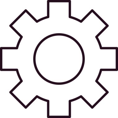 Çarklı. Web simgesi vektör illüstrasyonu ayarlanıyor