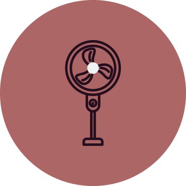 fan simgesi vektör illüstrasyonu