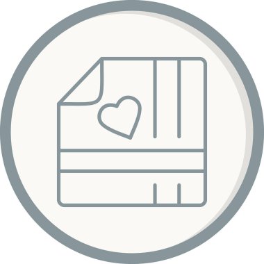 Mendil düz simgesi, vektör illüstrasyonu 