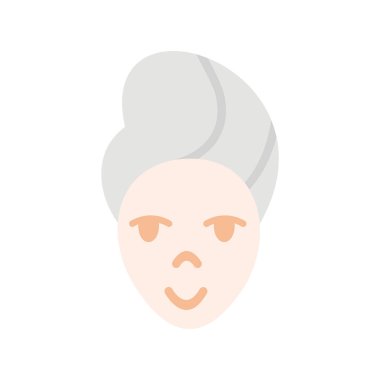 kadın simge vektör illüstrasyonu