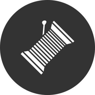 İplik makarası vektör illüstrasyonu