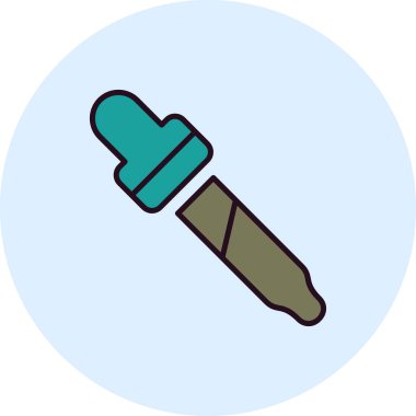 Renk seçici. Web simgesi basit illüstrasyon