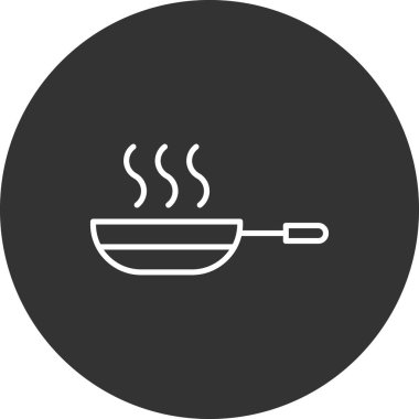 Kızarma. Web simgesi vektör illüstrasyonu