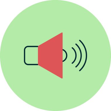 Sesin vektör illüstrasyonu 