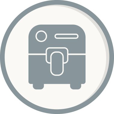 Resim, Air Fryer simge vektörü