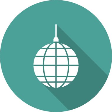 disko topu simgesi vektör illüstrasyon tasarımı