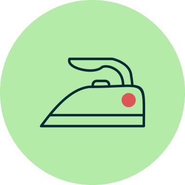 Demir ikon vektör illüstrasyonu