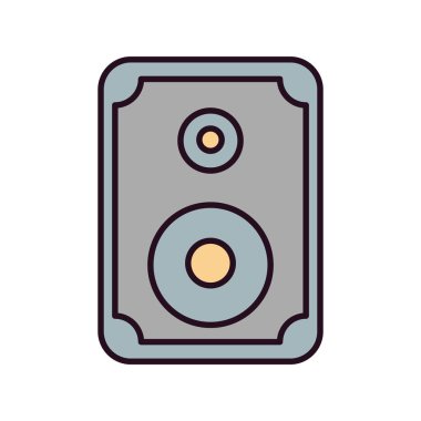 Woofer 'ın vektör illüstrasyonu