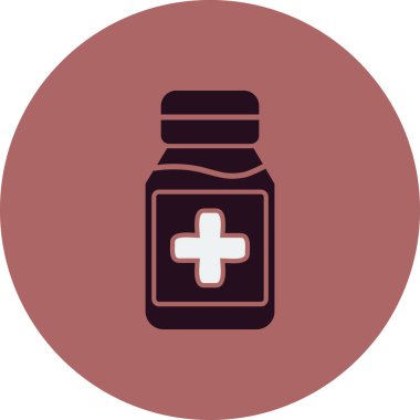 Şurup simgesi vektör illüstrasyonu