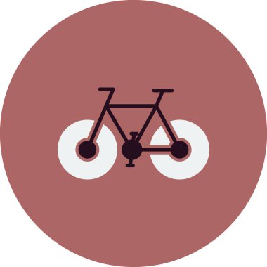 bisiklet ikonu vektör illüstrasyonu