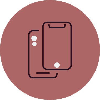 akıllı telefon simgesi, vektör illüstrasyon tasarımı