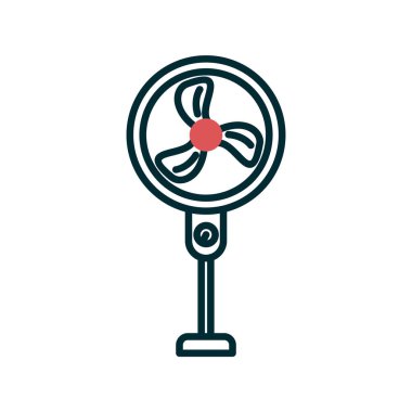 fan simgesi vektör illüstrasyonu